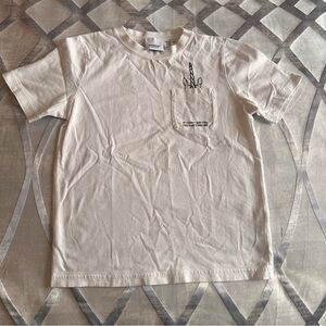 Burberry White Pocket Tee for Kids